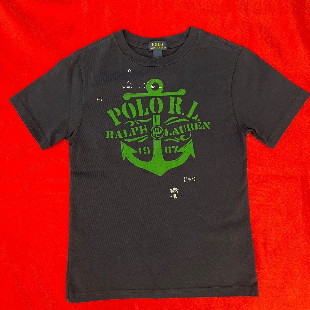 ⭐️⭐️ Polo Ralph Lauren Navy Blue Short Sleeve Shirt ⭐️⭐️